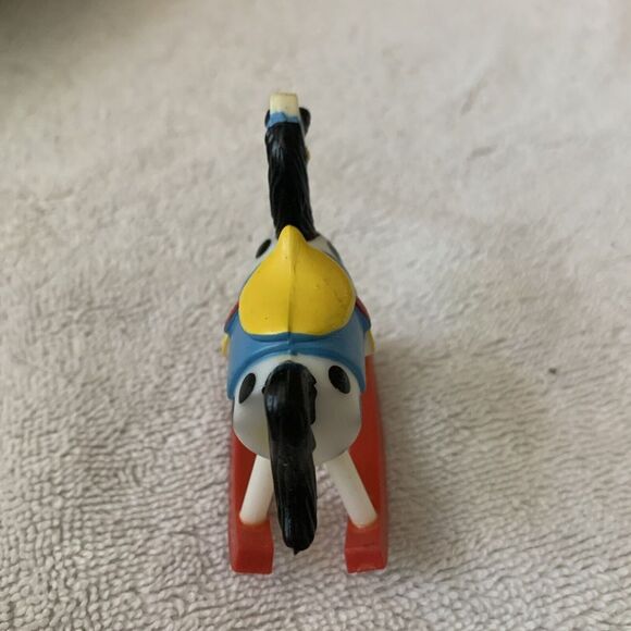 Vintage Wilton Rocking‎ Horse Cake Topper Baby Shower Kids Cake 1978 3"x2.25" - Picture 2 of 5